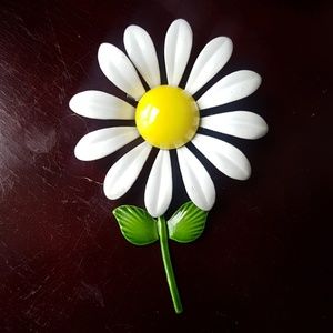 Sunflower brooch